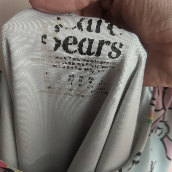 Cute Pink Bear Print Swimsuit or Bodysuit Women's Medium - Picture 3 of 3